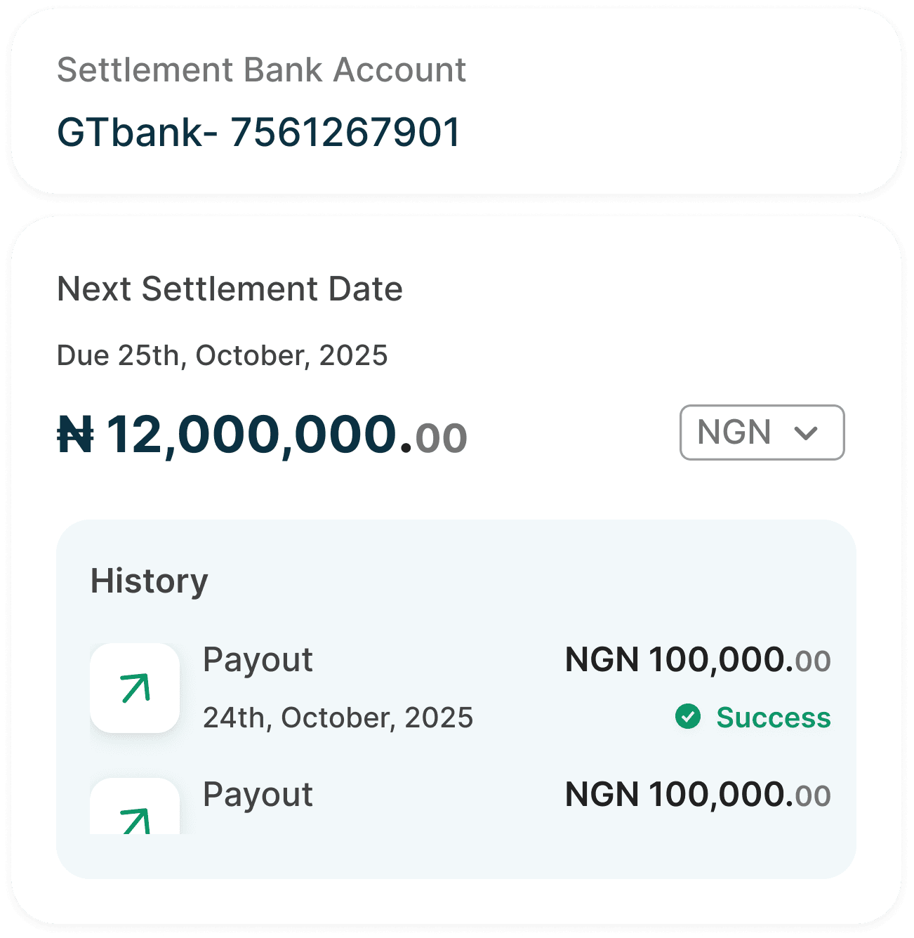 Payment screenshot
